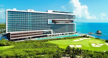 Softened Cancun demand continued to weigh on Hyatt's all-inclusive portfolio in the third quarter. Pictured, the Hyatt Vivid Cancun.