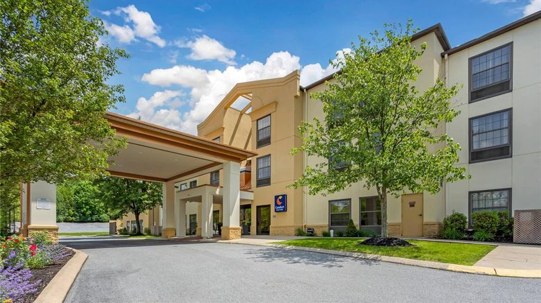 Comfort Suites State College Exterior. Images powered by <a href="https://iceportal.shijigroup.com" target="_blank" rel="noopener">Ice Portal</a>.