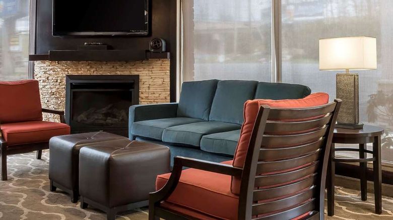 <b>Comfort Inn - Pocono Mountain Lobby</b>. Images powered by <a href="https://iceportal.shijigroup.com/" title="IcePortal" target="_blank">IcePortal</a>.