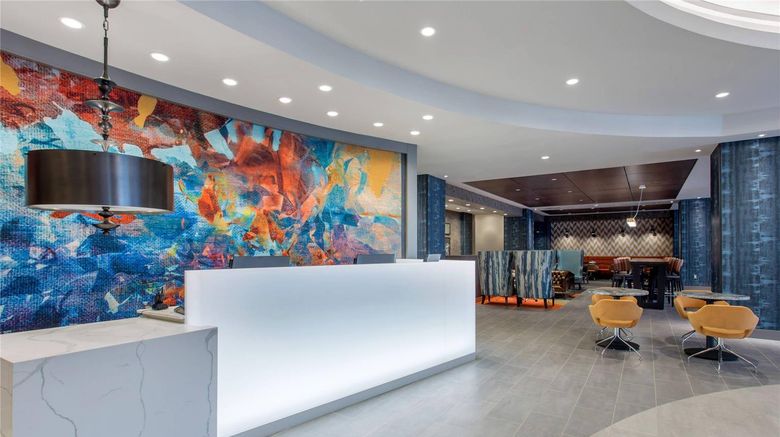 <b>Cambria Hotel Downtown-Center City Lobby</b>. Images powered by <a href="https://iceportal.shijigroup.com/" title="IcePortal" target="_blank">IcePortal</a>.