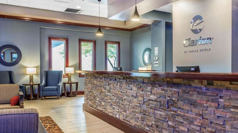 <b>Clarion Inn of Belle Vernon Lobby</b>. Images powered by <a href="https://iceportal.shijigroup.com/" title="IcePortal" target="_blank">IcePortal</a>.
