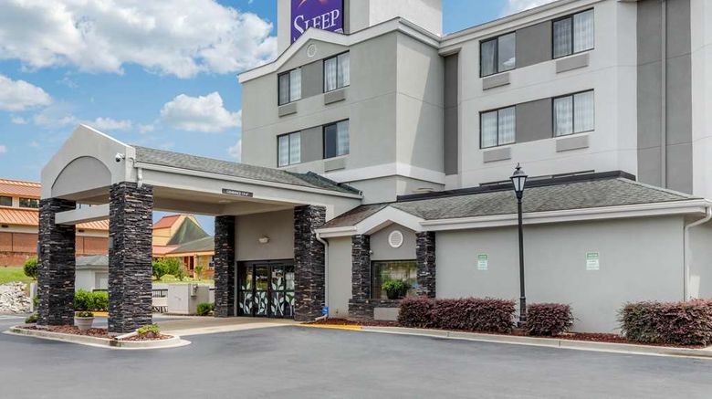<b>Sleep Inn Exterior</b>. Images powered by <a href="https://iceportal.shijigroup.com/" title="IcePortal" target="_blank">IcePortal</a>.