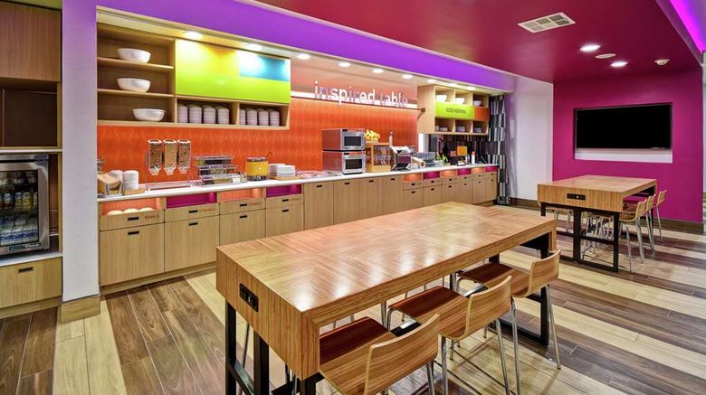 <b>Home2 Suites Oklahoma City Airport Restaurant</b>. Images powered by <a href="https://iceportal.shijigroup.com/" title="IcePortal" target="_blank">IcePortal</a>.