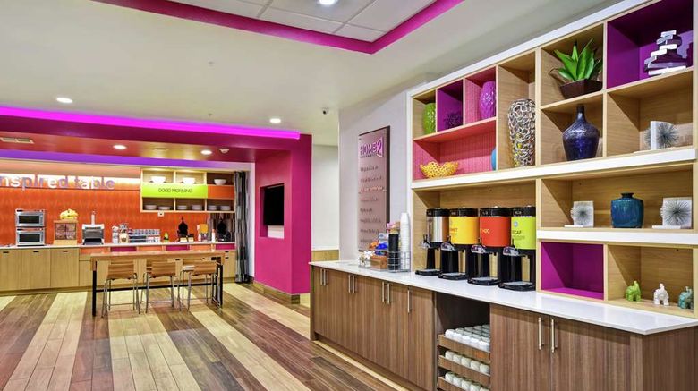 <b>Home2 Suites Oklahoma City Airport Restaurant</b>. Images powered by <a href="https://iceportal.shijigroup.com/" title="IcePortal" target="_blank">IcePortal</a>.
