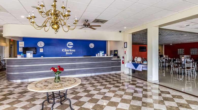 <b>Clarion Inn near McAllen Airport Lobby</b>. Images powered by <a href="https://iceportal.shijigroup.com/" title="IcePortal" target="_blank">IcePortal</a>.