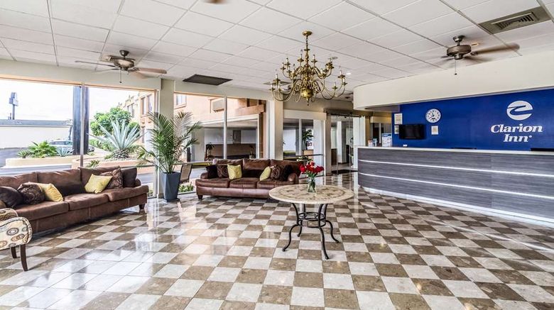 <b>Clarion Inn near McAllen Airport Lobby</b>. Images powered by <a href="https://iceportal.shijigroup.com/" title="IcePortal" target="_blank">IcePortal</a>.