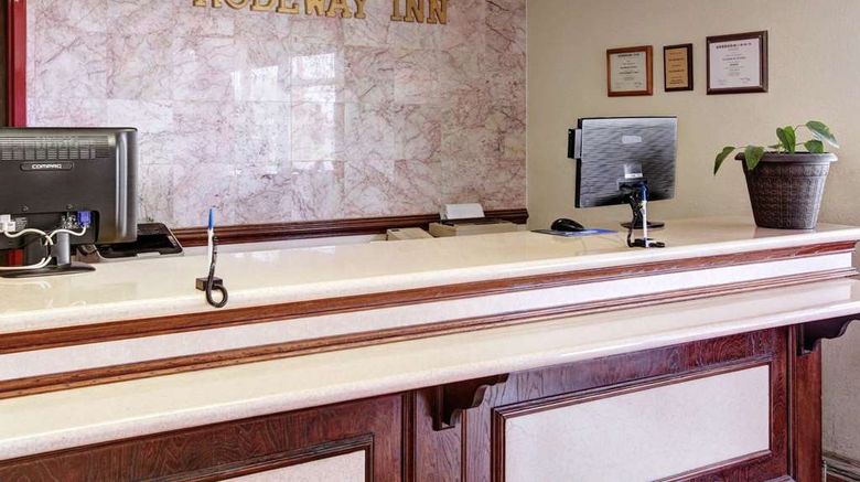 <b>Rodeway Inn New Braunfels Lobby</b>. Images powered by <a href="https://iceportal.shijigroup.com/" title="IcePortal" target="_blank">IcePortal</a>.