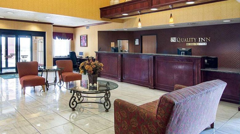 <b>Quality Inn Midland Lobby</b>. Images powered by <a href="https://iceportal.shijigroup.com/" title="IcePortal" target="_blank">IcePortal</a>.