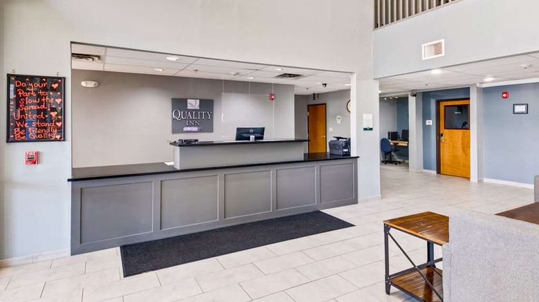 <b>Quality Inn Cedar Park - Austin Northwest Lobby</b>. Images powered by <a href="https://iceportal.shijigroup.com/" title="IcePortal" target="_blank">IcePortal</a>.