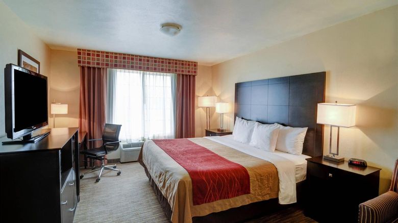 <b>Comfort Inn & Suites Room</b>. Images powered by <a href="https://iceportal.shijigroup.com/" title="IcePortal" target="_blank">IcePortal</a>.