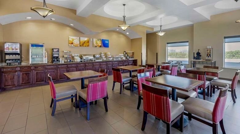 <b>Comfort Suites Benbrook Restaurant</b>. Images powered by <a href="https://iceportal.shijigroup.com/" title="IcePortal" target="_blank">IcePortal</a>.