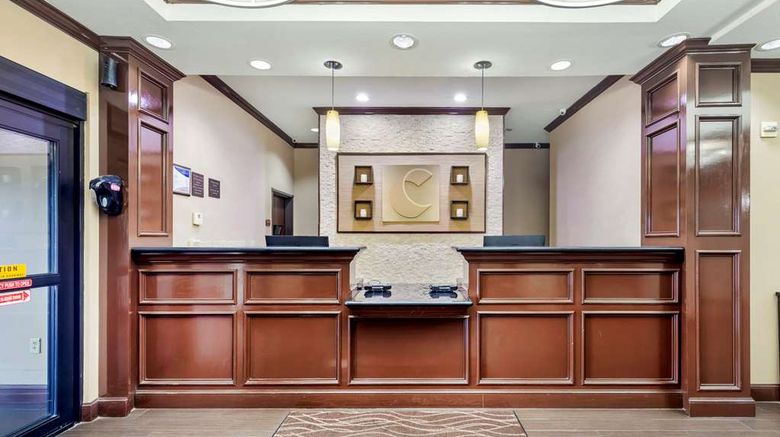 <b>Comfort Inn Lobby</b>. Images powered by <a href="https://iceportal.shijigroup.com/" title="IcePortal" target="_blank">IcePortal</a>.