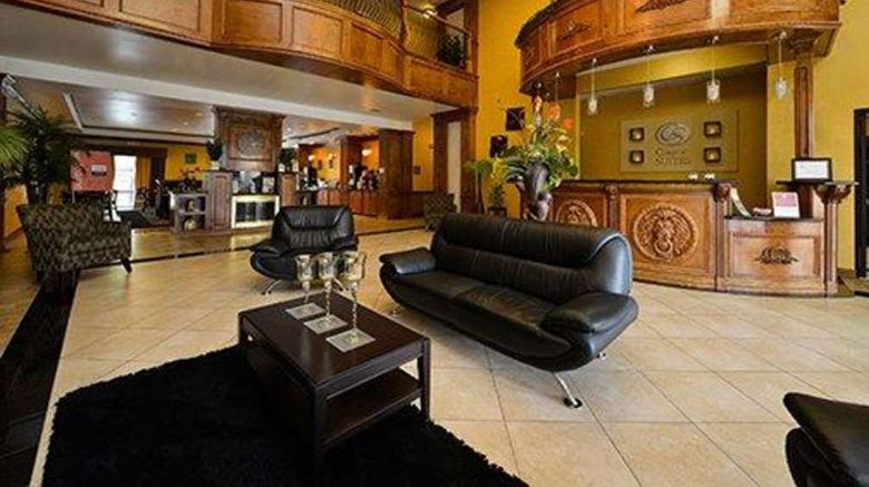 <b>Comfort Suites Bay City East Lobby</b>. Images powered by <a href="https://iceportal.shijigroup.com/" title="IcePortal" target="_blank">IcePortal</a>.