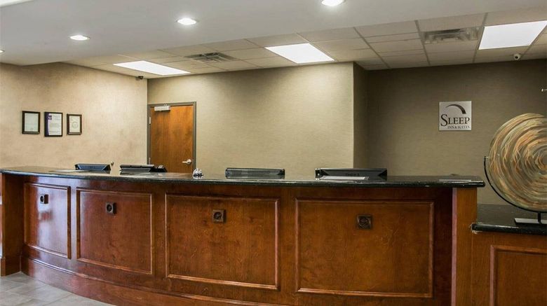 <b>Sleep Inn & Suites Hwy 290/NW Freeway Lobby</b>. Images powered by <a href="https://iceportal.shijigroup.com/" title="IcePortal" target="_blank">IcePortal</a>.