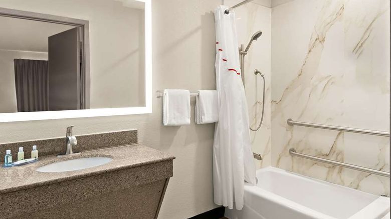 <b>Quality Inn & Suites Weatherford Room</b>. Images powered by <a href="https://iceportal.shijigroup.com/" title="IcePortal" target="_blank">IcePortal</a>.