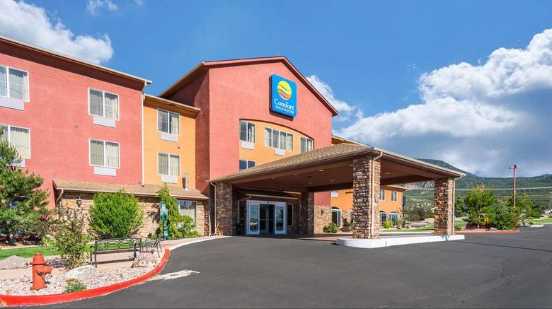 <b>Comfort Inn and Suites Cedar City South Exterior</b>. Images powered by <a href="https://iceportal.shijigroup.com/" title="IcePortal" target="_blank">IcePortal</a>.
