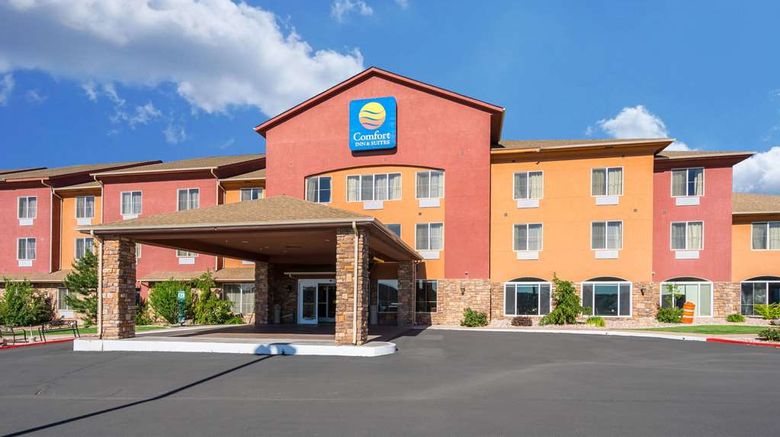 Comfort Inn and Suites Cedar City South Exterior. Images powered by <a href="https://iceportal.shijigroup.com" target="_blank" rel="noopener">Ice Portal</a>.
