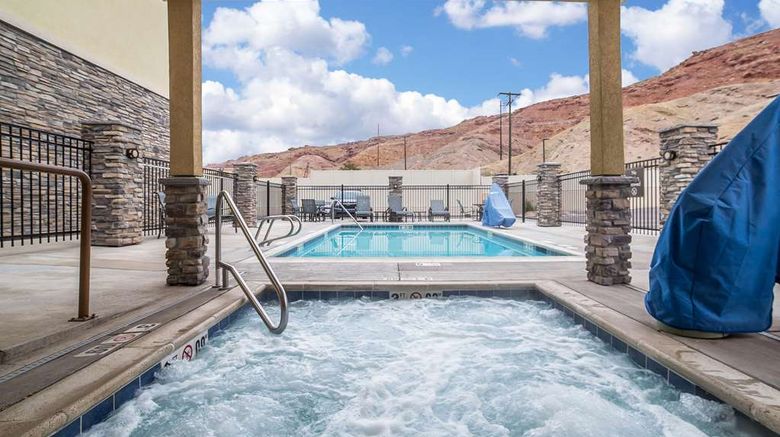 <b>Comfort Suites Moab Near Arches National Park Pool</b>. Images powered by <a href="https://iceportal.shijigroup.com/" title="IcePortal" target="_blank">IcePortal</a>.