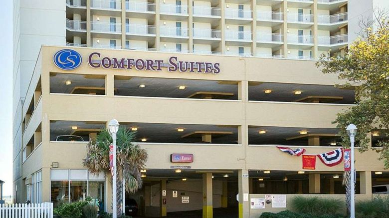 Comfort Suites Beachfront Exterior. Images powered by <a href="https://iceportal.shijigroup.com" target="_blank" rel="noopener">Ice Portal</a>.