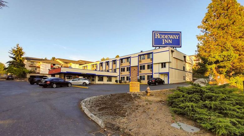 <b>Rodeway Inn Seattle Airport Exterior</b>. Images powered by <a href="https://iceportal.shijigroup.com/" title="IcePortal" target="_blank">IcePortal</a>.