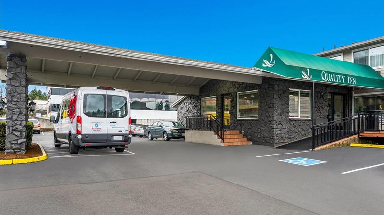 <b>Quality Inn Sea Tac Airport Exterior</b>. Images powered by <a href="https://iceportal.shijigroup.com/" title="IcePortal" target="_blank">IcePortal</a>.