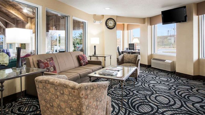 <b>Quality Inn and Suites Menomonie Lobby</b>. Images powered by <a href="https://iceportal.shijigroup.com/" title="IcePortal" target="_blank">IcePortal</a>.
