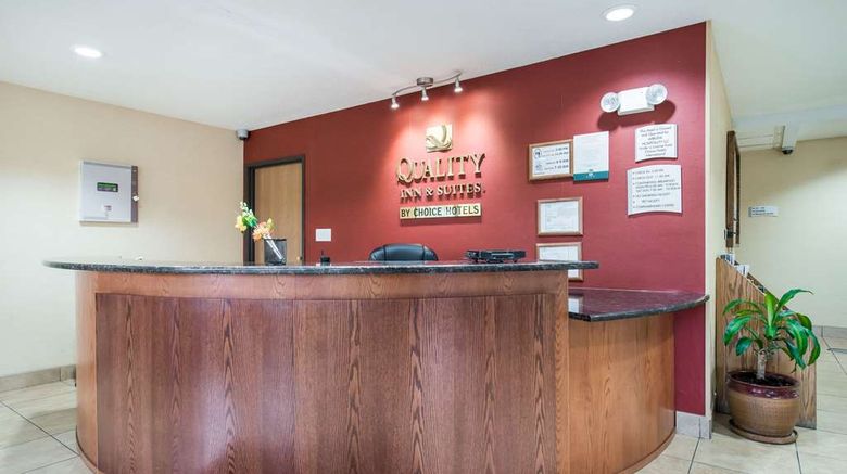 <b>Quality Inn and Suites Menomonie Lobby</b>. Images powered by <a href="https://iceportal.shijigroup.com/" title="IcePortal" target="_blank">IcePortal</a>.