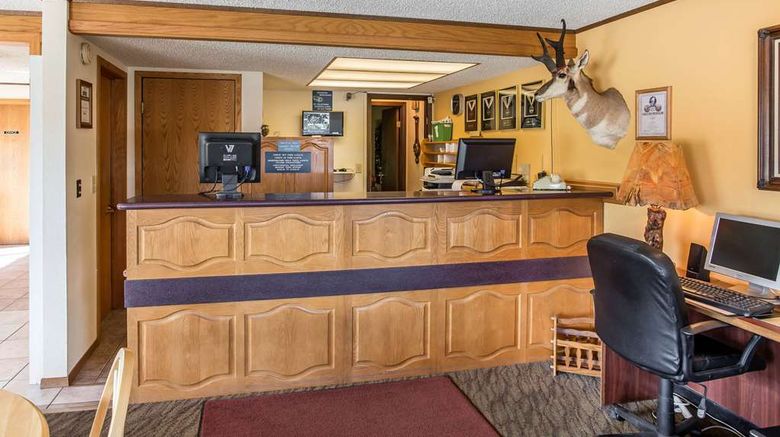 <b>Rodeway Inn Pronghorn Lodge Lobby</b>. Images powered by <a href="https://iceportal.shijigroup.com/" title="IcePortal" target="_blank">IcePortal</a>.