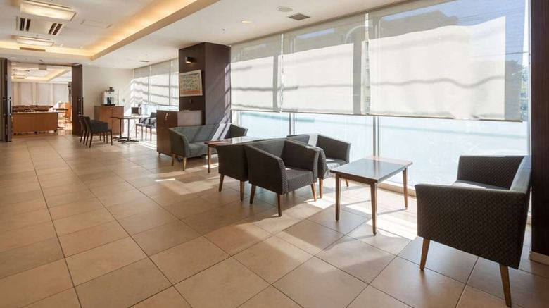<b>Comfort Hotel Tokyo Kiyosumi Shirakawa Lobby</b>. Images powered by <a href="https://iceportal.shijigroup.com/" title="IcePortal" target="_blank">IcePortal</a>.