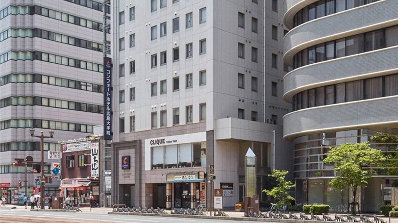 Comfort Hotel Hiroshima Otemachi Exterior. Images powered by <a href="https://iceportal.shijigroup.com" target="_blank" rel="noopener">Ice Portal</a>.