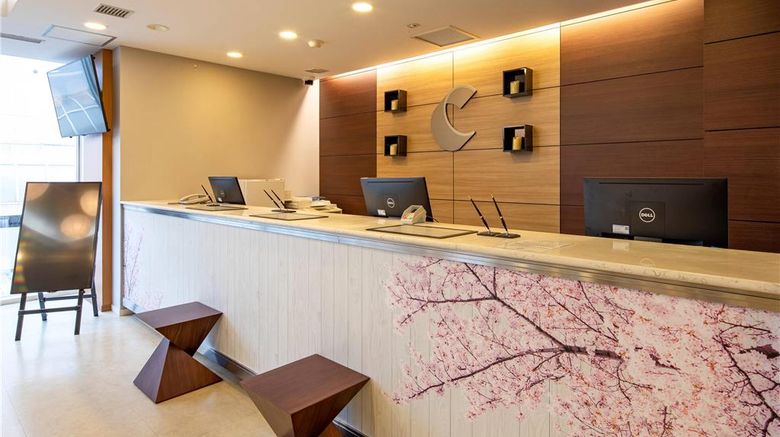 <b>Comfort Hotel Akita Lobby</b>. Images powered by <a href="https://iceportal.shijigroup.com/" title="IcePortal" target="_blank">IcePortal</a>.