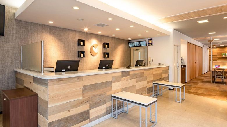 <b>Comfort Hotel Saga Lobby</b>. Images powered by <a href="https://iceportal.shijigroup.com/" title="IcePortal" target="_blank">IcePortal</a>.