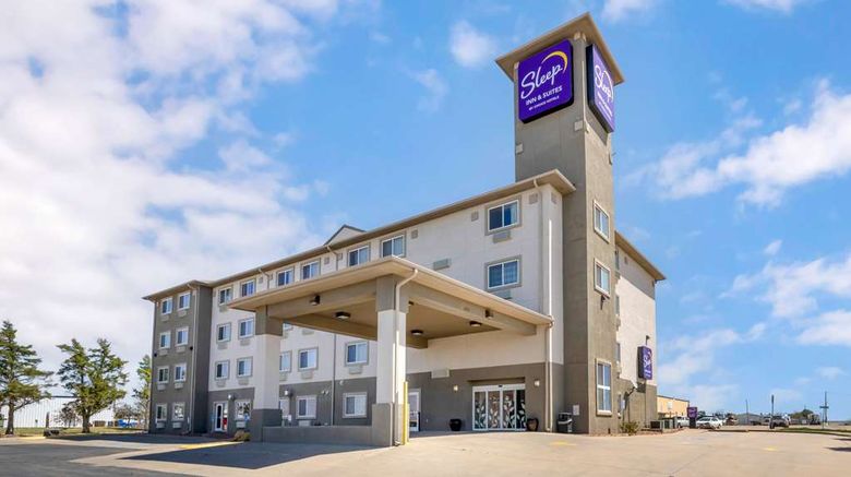 Sleep Inn And Suites Hays Exterior. Images powered by <a href="https://iceportal.shijigroup.com" target="_blank" rel="noopener">Ice Portal</a>.