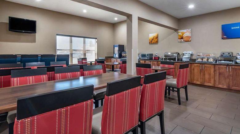 <b>Comfort Inn & Suites Junction City Restaurant</b>. Images powered by <a href="https://iceportal.shijigroup.com/" title="IcePortal" target="_blank">IcePortal</a>.