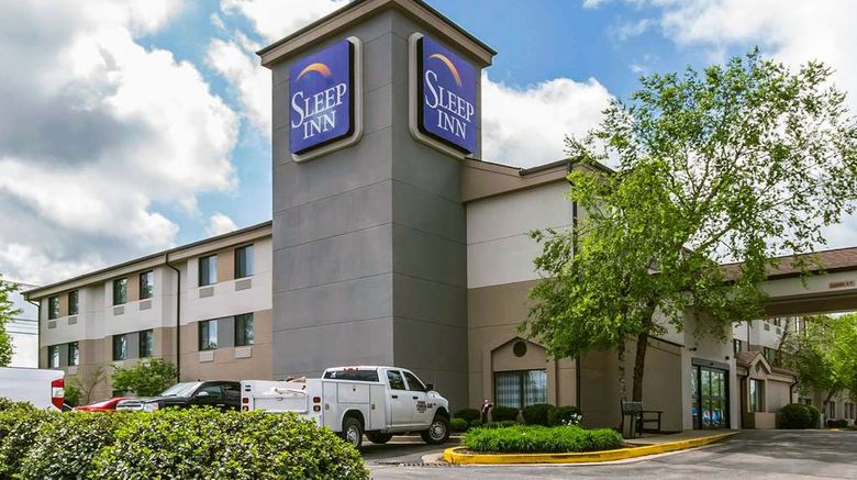 <b>Sleep Inn Exterior</b>. Images powered by <a href="https://iceportal.shijigroup.com/" title="IcePortal" target="_blank">IcePortal</a>.