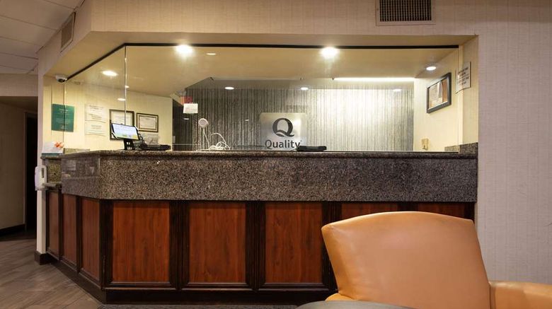 <b>Quality Inn, Monroe Lobby</b>. Images powered by <a href="https://iceportal.shijigroup.com/" title="IcePortal" target="_blank">IcePortal</a>.