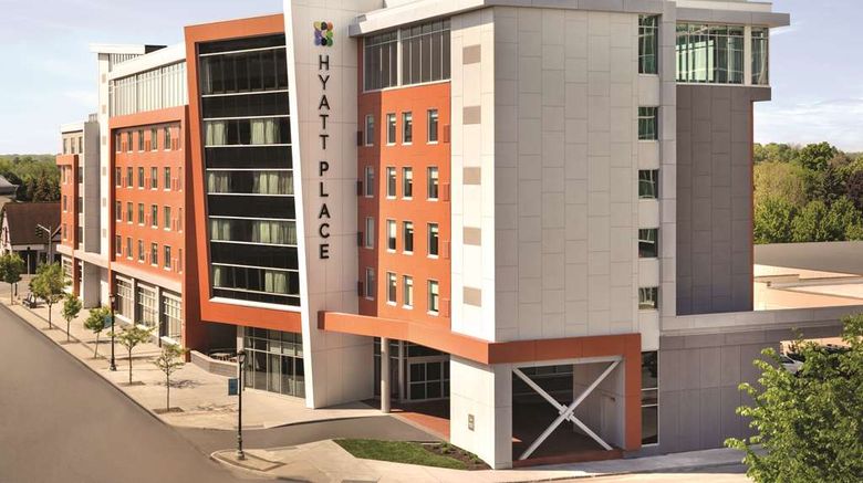 Hyatt Place Niagara Falls Exterior. Images powered by <a href="https://iceportal.shijigroup.com" target="_blank" rel="noopener">Ice Portal</a>.