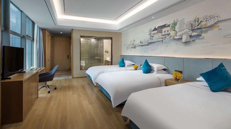 <b>Ramada Encore by Wyndham Hangzhou Aoti Room</b>. Images powered by <a href="https://iceportal.shijigroup.com/" title="IcePortal" target="_blank">IcePortal</a>.