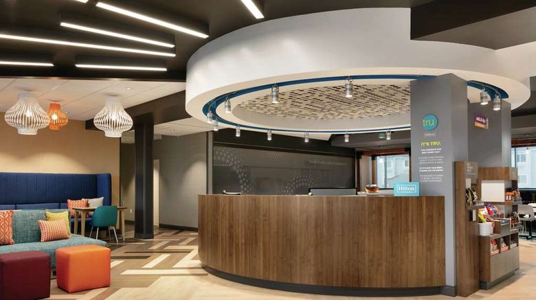 <b>Tru by Hilton Williamsville Buffalo Arpt Lobby</b>. Images powered by <a href="https://iceportal.shijigroup.com/" title="IcePortal" target="_blank">IcePortal</a>.