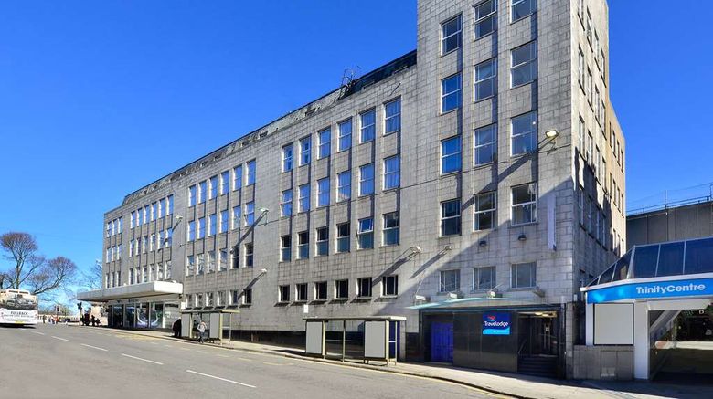 Travelodge Aberdeen Central Exterior. Images powered by <a href="https://iceportal.shijigroup.com" target="_blank" rel="noopener">Ice Portal</a>.