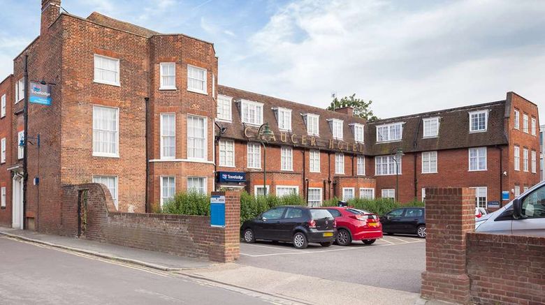 Travelodge Canterbury Chaucer Central Exterior. Images powered by <a href="https://iceportal.shijigroup.com" target="_blank" rel="noopener">Ice Portal</a>.