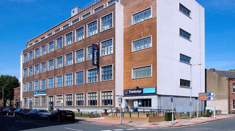 Travelodge Carlisle Central Exterior. Images powered by <a href="https://iceportal.shijigroup.com" target="_blank" rel="noopener">Ice Portal</a>.