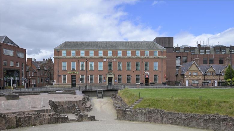<b>Travelodge Chester Central Exterior</b>. Images powered by <a href="https://iceportal.shijigroup.com/" title="IcePortal" target="_blank">IcePortal</a>.