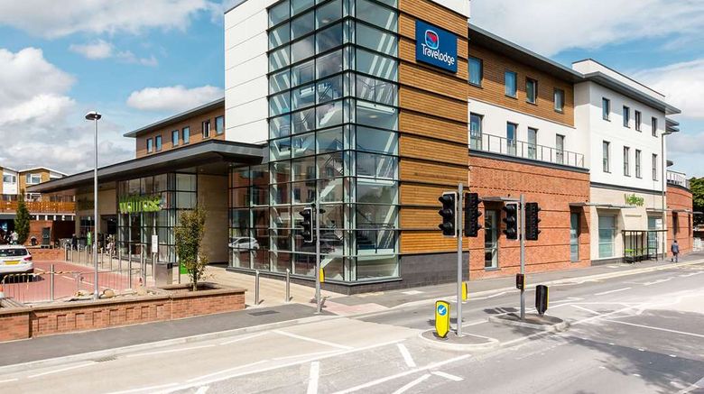 Travelodge Egham Hotel Exterior. Images powered by <a href="https://iceportal.shijigroup.com" target="_blank" rel="noopener">Ice Portal</a>.