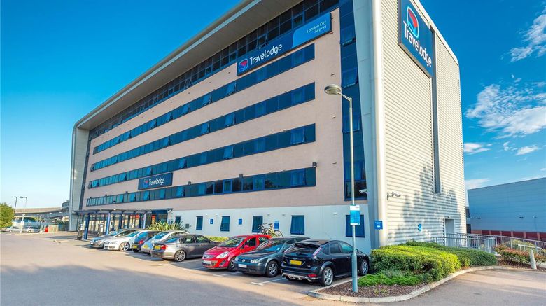 <b>Travelodge London City Airport Exterior</b>. Images powered by <a href="https://iceportal.shijigroup.com/" title="IcePortal" target="_blank">IcePortal</a>.