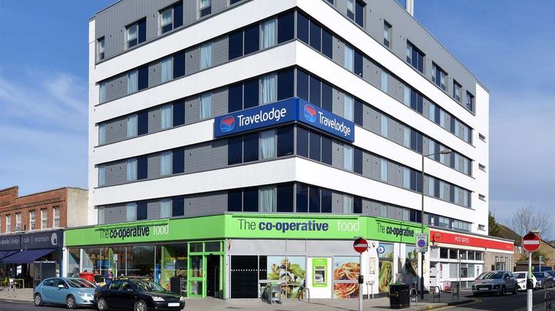 Travelodge London Raynes Park Exterior. Images powered by <a href="https://iceportal.shijigroup.com" target="_blank" rel="noopener">Ice Portal</a>.
