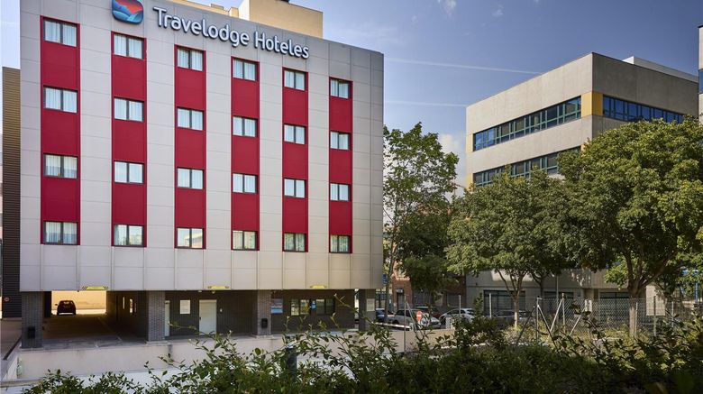 <b>Travelodge Madrid Alcala Exterior</b>. Images powered by <a href="https://iceportal.shijigroup.com/" title="IcePortal" target="_blank">IcePortal</a>.