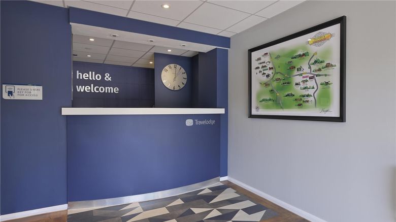 <b>Travelodge Shrewsbury Bayston Hill Lobby</b>. Images powered by <a href="https://iceportal.shijigroup.com/" title="IcePortal" target="_blank">IcePortal</a>.