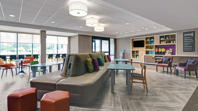 <b>Home2 Suites by Hilton Bordentown Lobby</b>. Images powered by <a href="https://iceportal.shijigroup.com/" title="IcePortal" target="_blank">IcePortal</a>.