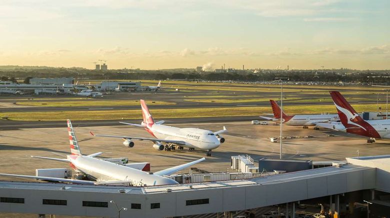 <b>Rydges Sydney Airport Hotel Exterior</b>. Images powered by <a href="https://iceportal.shijigroup.com/" title="IcePortal" target="_blank">IcePortal</a>.